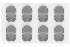 Moule en silicone professionnel Silikomart 3D 8 lapins 70ml