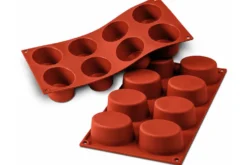 Moule en silicone professionnel Silikomart Silicon Flex 300x175mm 8 formes ovales