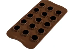 Moule en silicone professionnel Silikomart Easy Choc Choco Flame 15 flammes