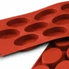 Moule en silicone professionnel Silikomart Silicon Flex 300x175mm 9 formes ovales