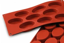 Moule en silicone professionnel Silikomart Silicon Flex 300x175mm 9 formes ovales