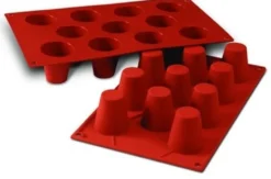 Moule en silicone professionnel Silikomart Silicon Flex 300x175mm 11 babas 4.5cm