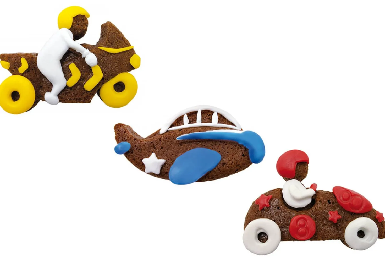 Moule à gâteau Scrapcooking en silicone - Transports