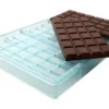 Moule pour 3 tablettes de chocolat 130g polycarbonate 158 x 82mm