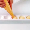 Moule pâtissier silicone blanc Silikomart 5 sphères 3D diamètre 58mm