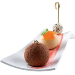 Moule pâtissier silicone blanc Silikomart 5 sphères 3D diamètre 58mm