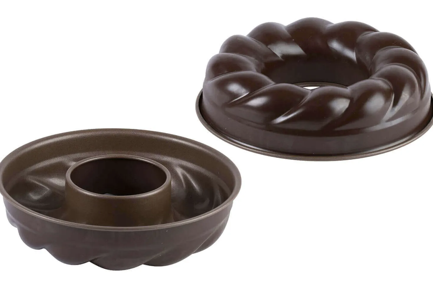 Moule à savarin torsadé et trois-frères Gobel anti-adhérent - Diamètre 22cm