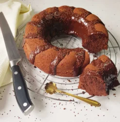 Moule à savarin torsadé et trois-frères Gobel anti-adhérent - Diamètre 22cm