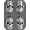Moules à glaçons Westmark Mr.Skully en silicone avec couvercle