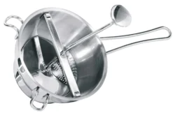 Moulin à légumes manuel Gefu Flotte Lotte tout inox avec 2 grilles - Diamètre 20cm