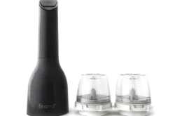 Moulin à épices électrique Finamill PRO Plus noir + 2 capsules de broyage