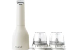 Moulin à épices électrique Finamill PRO Plus crème + 2 capsules de broyage