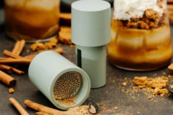 Moulin à épices Microplane 2-en-1 Vert Sauge