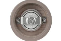 Moulin à poivre manuel Peugeot Bistro en bois de hêtre laqué gris taupe 10cm