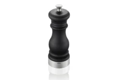 Moulin à sel ou poivre Gefu Flavio en acier inox et polymère noir 17cm