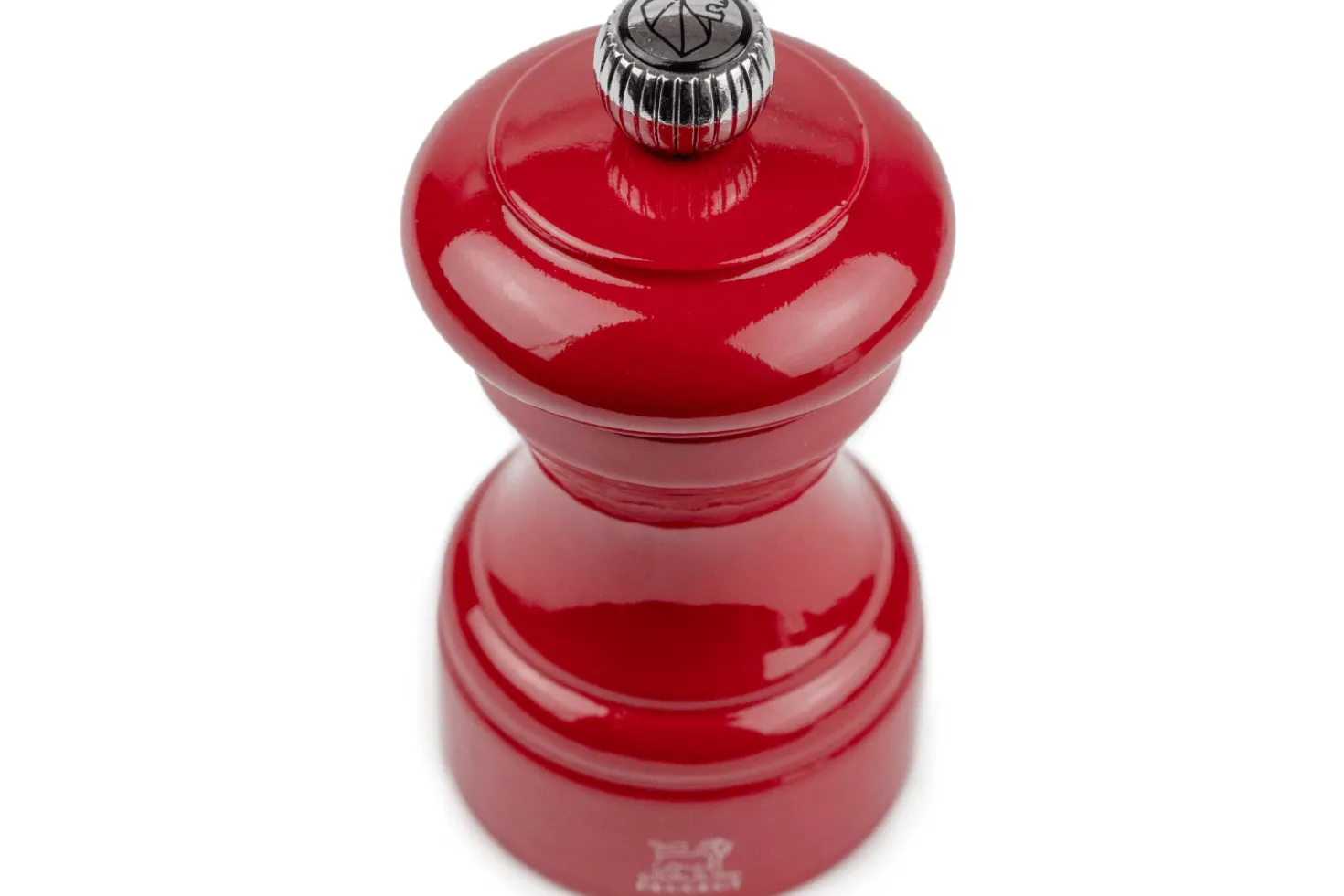 Moulin à sel sec manuel Peugeot Bistro en bois laqué rouge passion 10cm