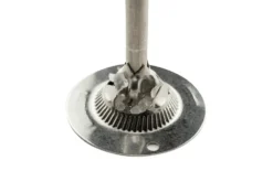 Moulin à sel sec manuel Peugeot Bistro en bois de hêtre blanc mat 10cm