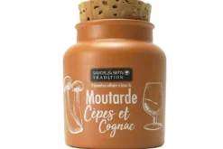 Moutarde traditionnelle Savor&Sens aux Cèpes et au Cognac - 110g