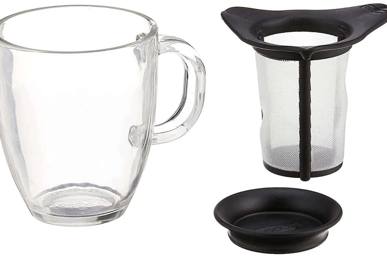 Mug à thé Bodum Yo-Yo Set 35cl en verre avec filtre