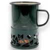 Mug à thé Cookut Sixtea chauffé à la bougie vert