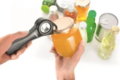 Ouvreur 5 en 1 Gefu Aperto pour bouteilles, boîtes, bocaux, canettes et capsules