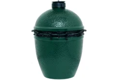 Pack Big Green Egg Large barbecue + convEGGtor + table modulaire + meuble d'extension + 6 roulettes