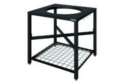 Pack Big Green Egg Medium barbecue + convEGGtor + table modulaire + meuble placard + 6 roulettes