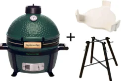 Pack Big Green Egg MiniMax barbecue + convEGGtor + berceau surélévateur