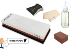 Pack spécial entretien pour couteaux en acier - Pierre 1000/3000