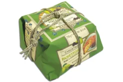 Panettone Chiostro Di Saronno poire et chocolat 750g haut de gamme - Fabrication italienne artisanale