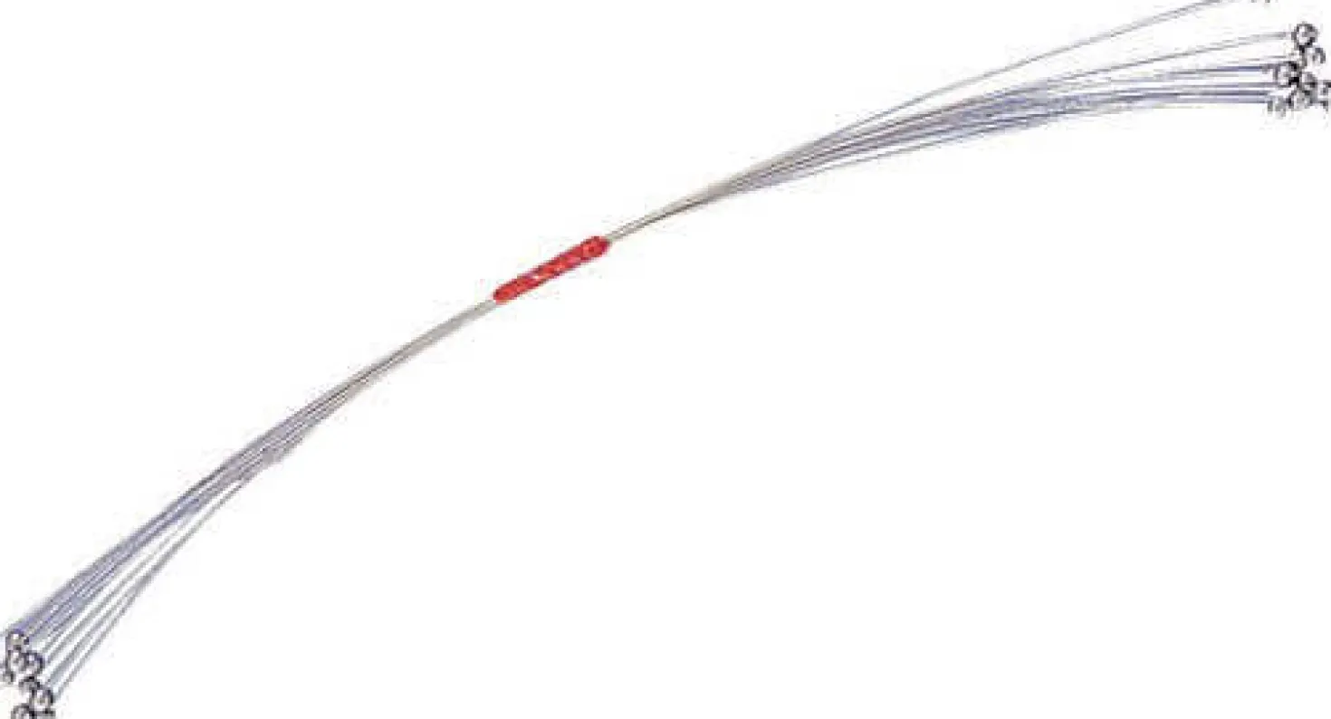 Paquet de 10 fils pour lyres à fromage 21cm acier inox