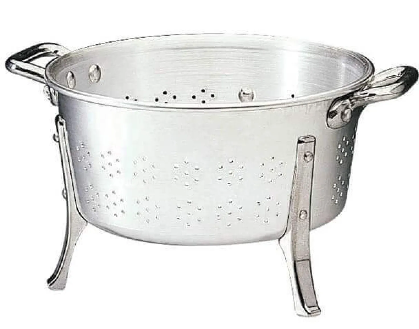 Passoire à gras pro MATFER 36cm en aluminium avec anses