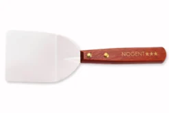 Pelle de cuisine coudée Nogent inox manche bois de charme 6x6cm
