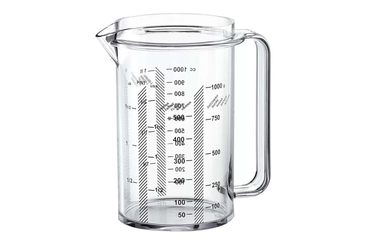 Pichet gradué Guzzini transparent 1L