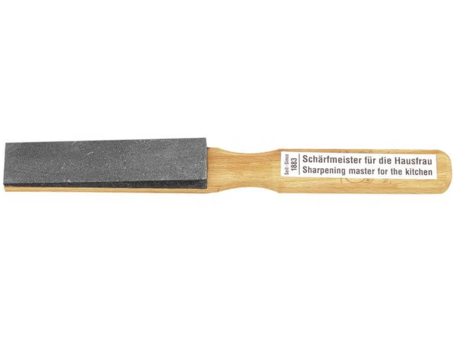 Pierre à aiguiser carbure de silicium sur manche en bois