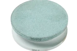 Pierre à aiguiser ronde Hultafors Premium 2 grains (180/600) Diamètre 75mm