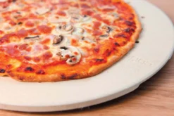 Pierre à pizza Cookut Crispiz en pierre réfractaire pour four et barbecue 38cm