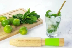 Pilon doseur Cookut We Are Mojito 4 en 1 en bois 28cm