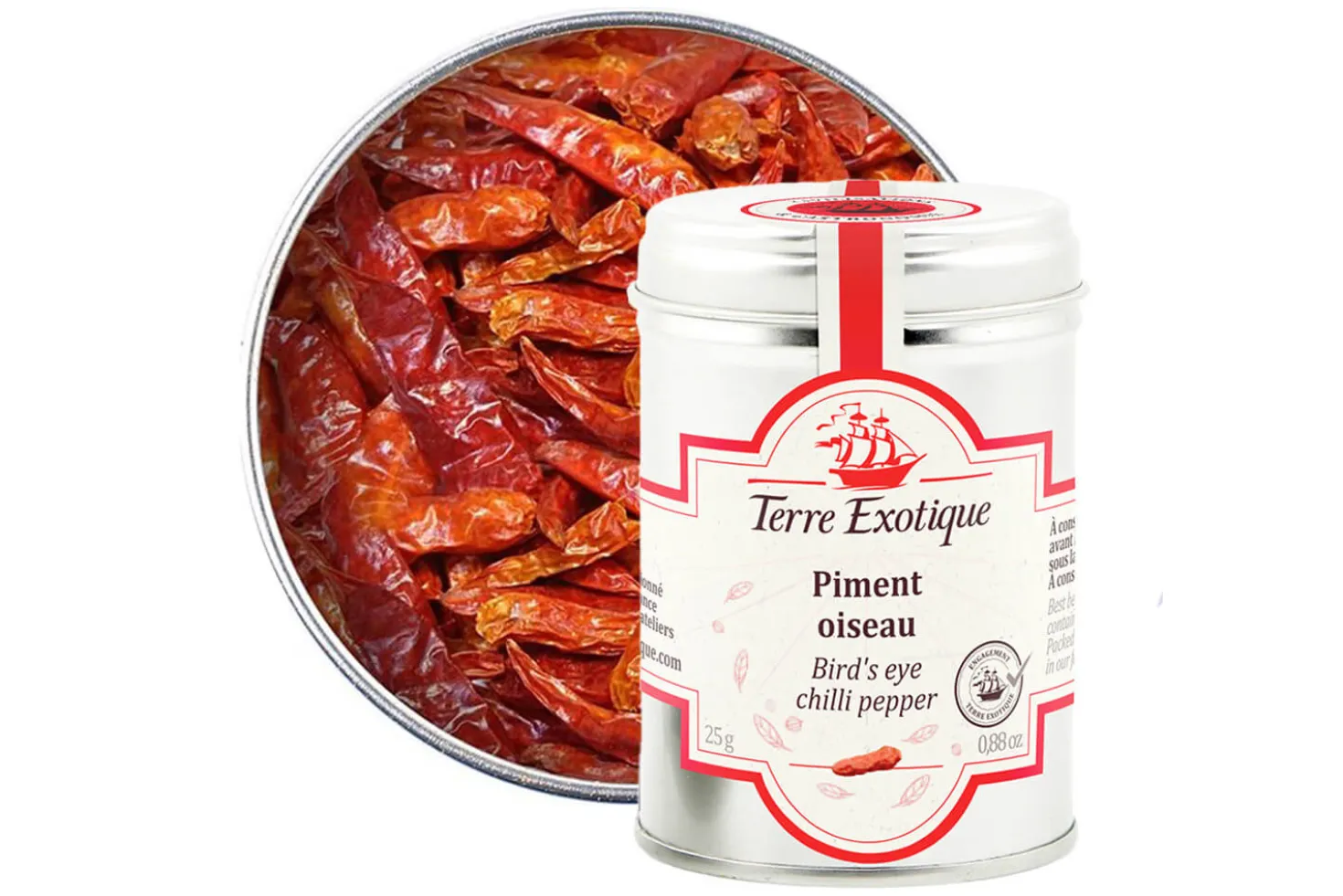 Piment oiseau Terre Exotique 25g