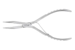 Pince à arêtes coudée Triangle acier inox 20cm