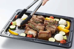 Pince de cuisine Mastrad 30cm acier et silicone noir