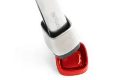 Pince de service Mastrad Express 28cm inox et silicone rouge