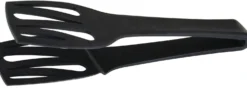 Pince de service professionnelle large en polyamide noir 28cm