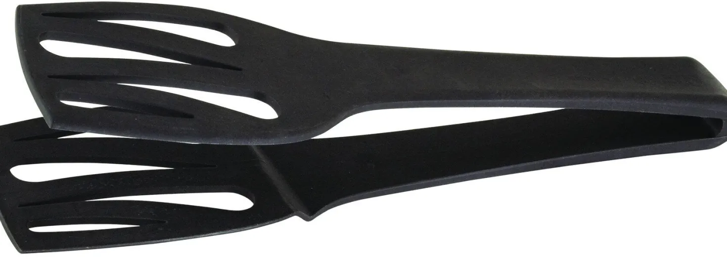 Pince de service professionnelle large en polyamide noir 28cm