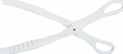 Pince à servir ergonomique multi-usages 29cm en polymère blanc