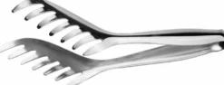 Pince à spaghettis ergonomique 19cm tout inox conception monobloc