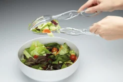 Pinces à salade KitchenCraft Scissor Action séparables en acrylique transparent