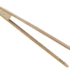 Pince à toasts ergonomique en hêtre 18cm nervurée