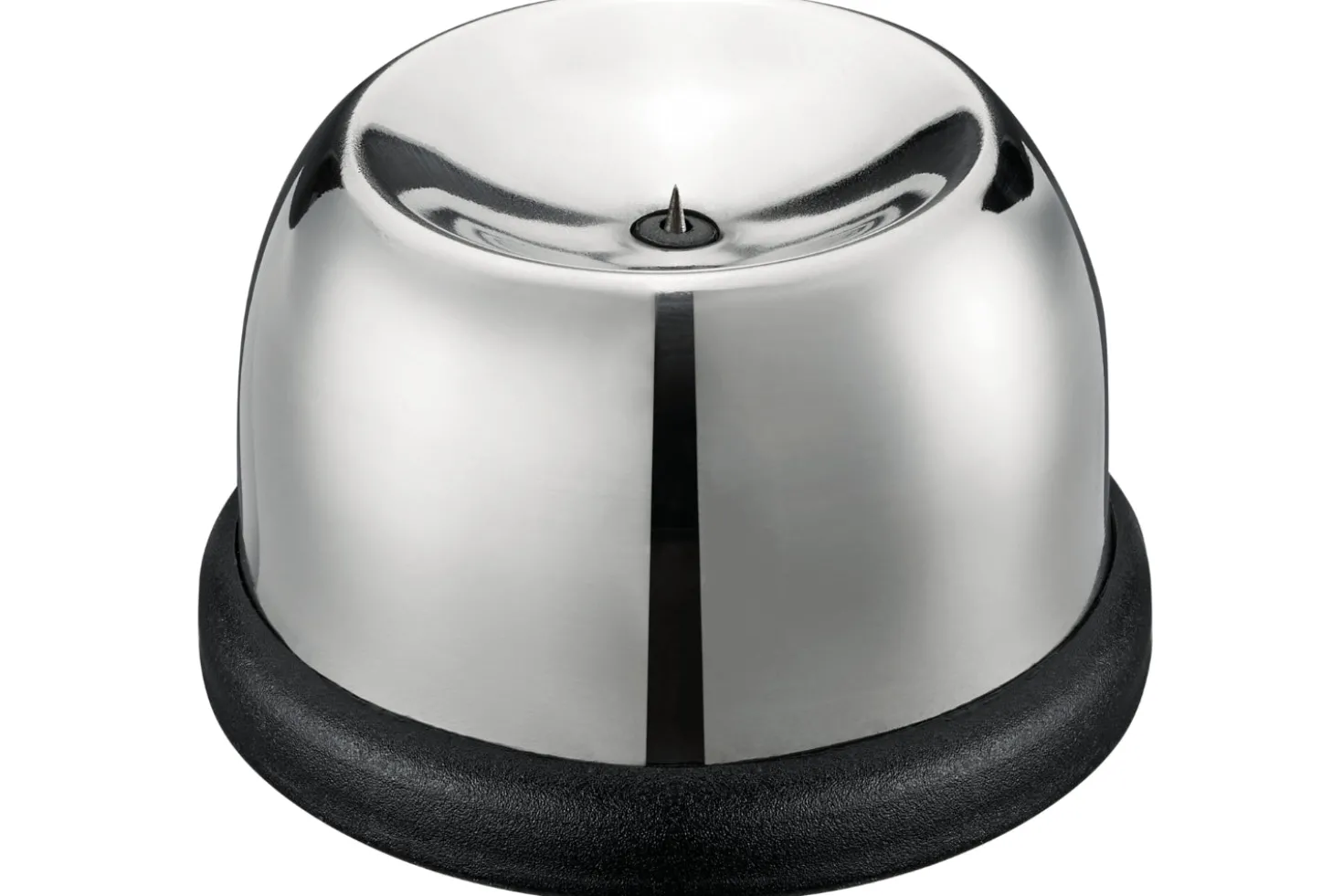Pique-œufs Gefu Perfo en acier inoxydable base noire