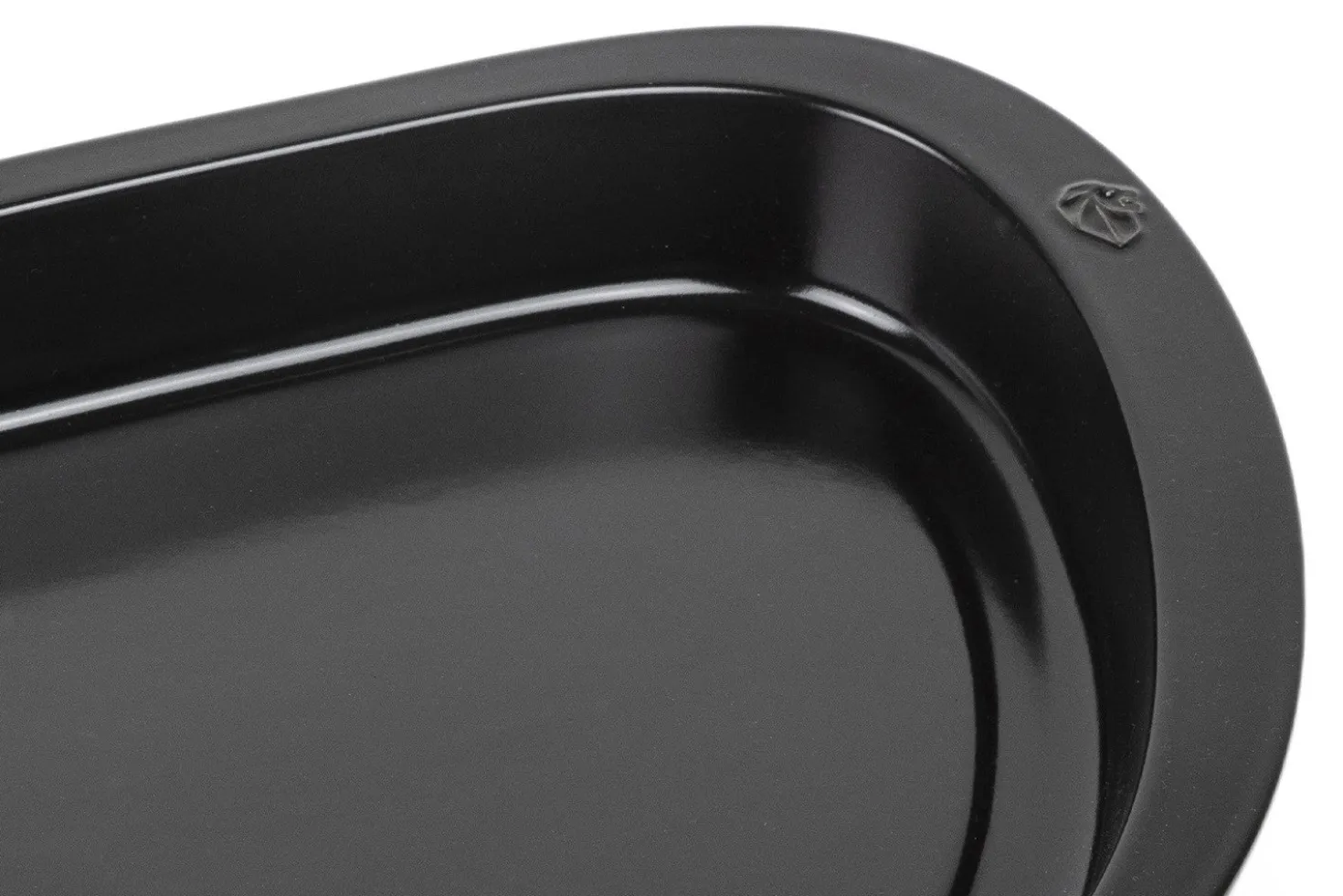 Plancha demi-lune noire Peugeot Grill to table en céramique - 43cm